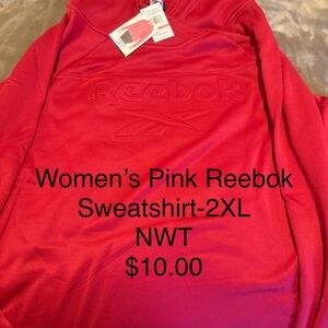Adidas Women's Pink Hoodie 2XL